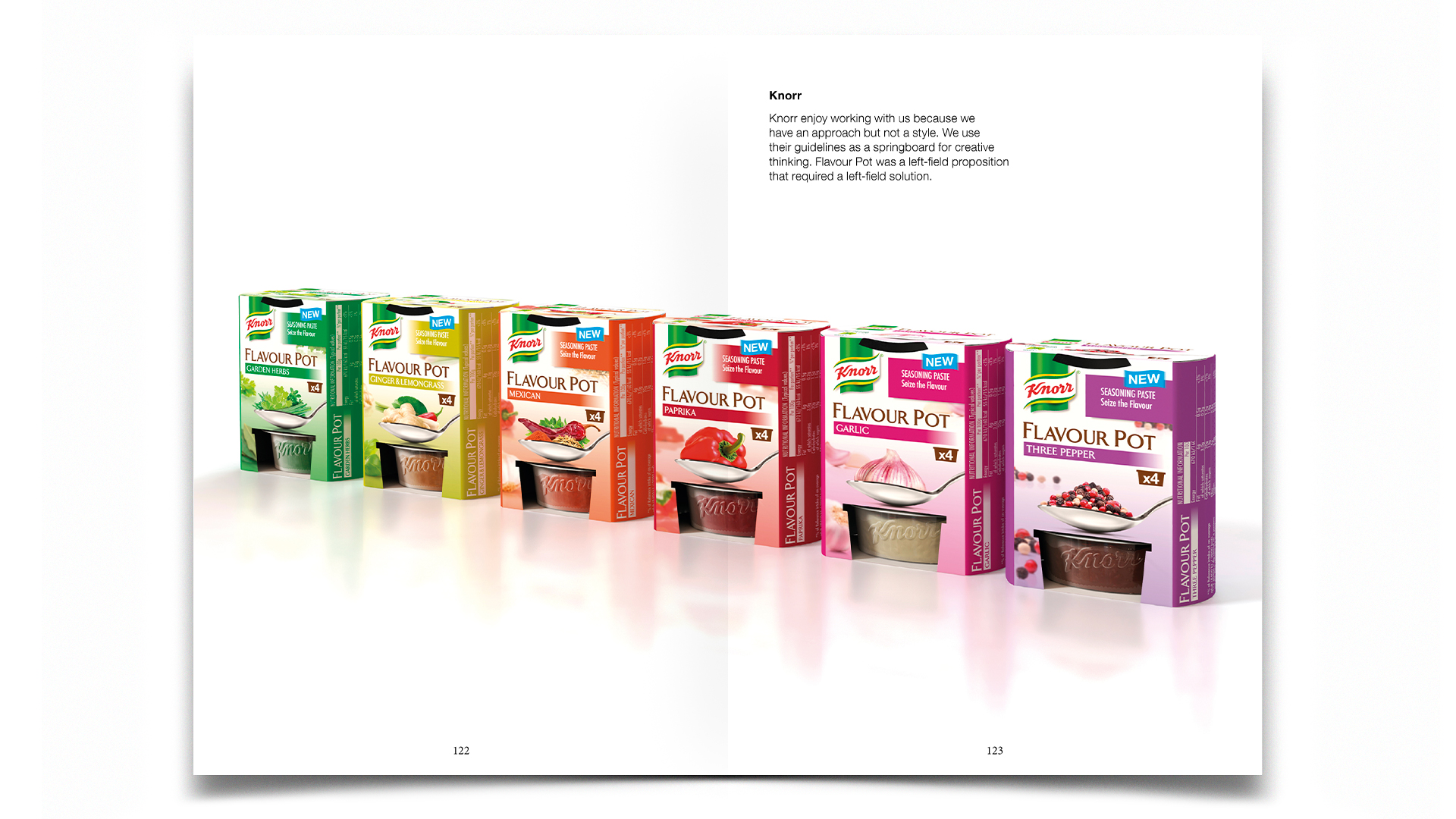 R Design, Inspired Common Sense, Knorr, Flavour Pots, Stock flavour, packaging design