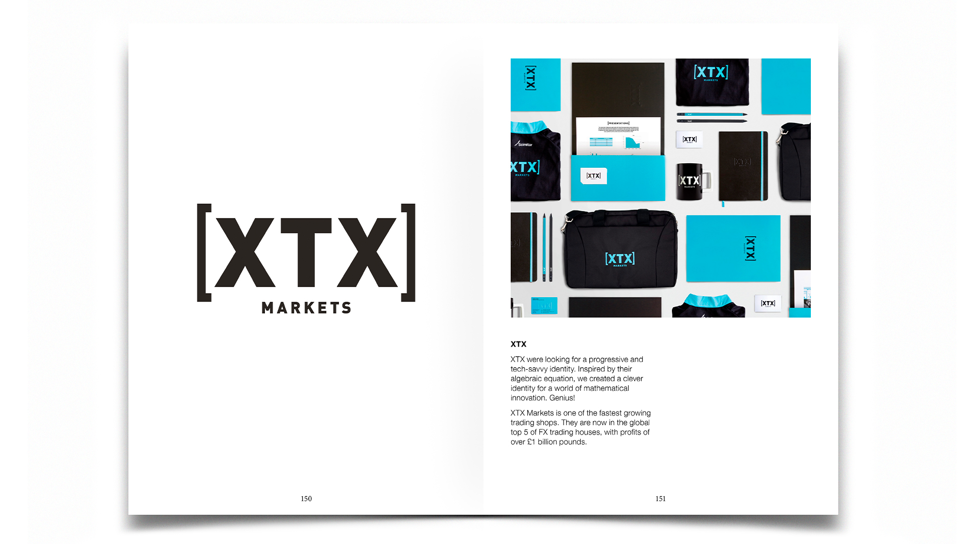 R Design, Inspired Common Sense,XTX Markets Identity and branding