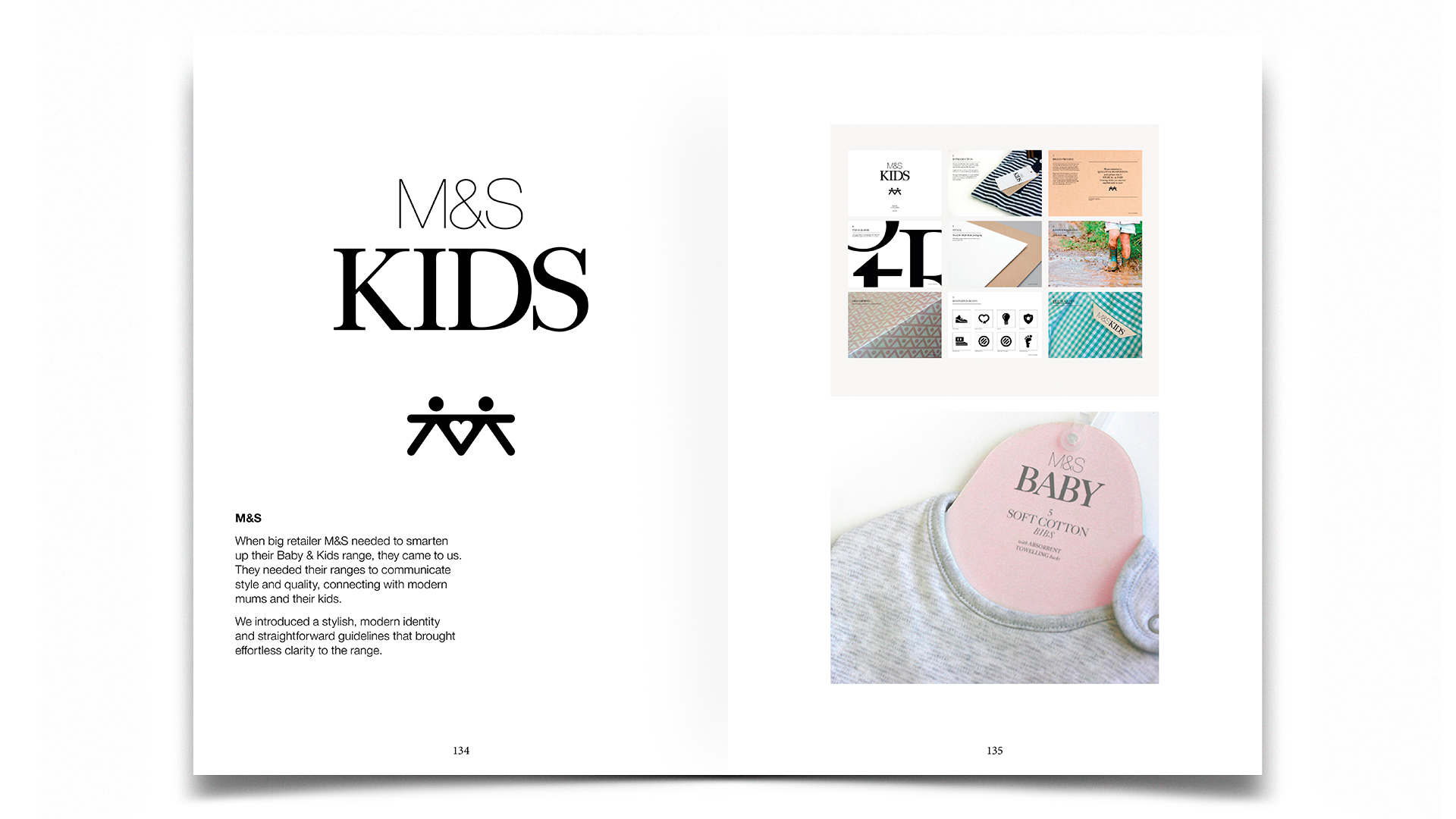 R Design, Inspired Common Sense, M&S Kids, M&S baby and Kids range identity and packaging design